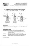 ULTRA III 690-101/103/104/106NB Passive Sampler Instructions