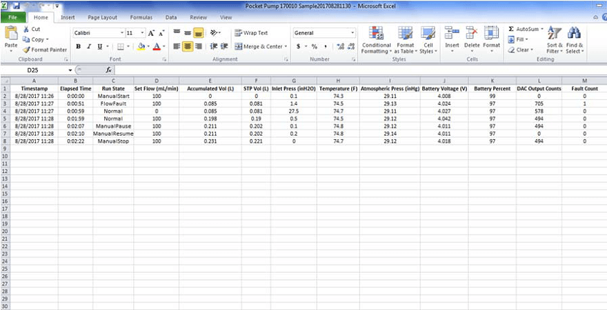 DataTrac Pro Data Export