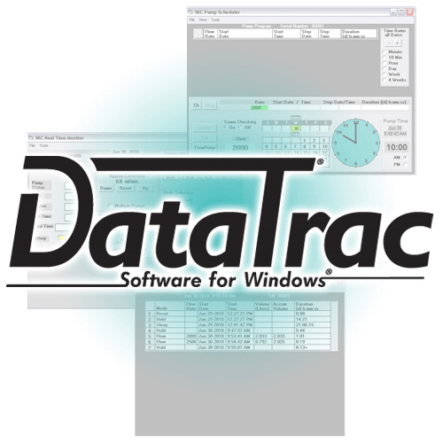 DataTrac® Pro Software & Interface Kit includes e-Cradle, power supply with cord and USB cable