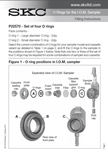 O-Rings for IOM Sampler Fitting Instructions