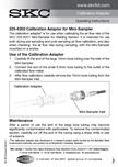 Calibration Adaptor for Mini Sampler Instructions