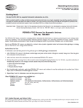 PERMEA-TEC Pads for Aromatic Amines Instructions