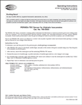 PERMEA-TEC Pads for Aliphatic Isocyanates Instructions