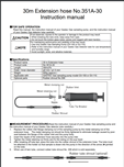 Gastec 30m Extension Hose Manual