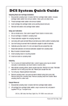 Deployable Cartridge System (DCS) Quick Start Guide