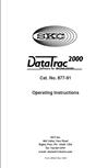 DataTrac AirChek 3000 Instructions
