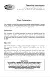 Field Rotameter Instructions