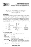 Hydrogen Cyanide Passive Sampler Instructions