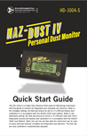 Haz-Dust IV Quick Start Guide