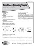 LeadCheck Test Kit Instructions