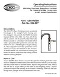 OVS Tube Holder Instructions