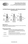 ULTRA III 690-105 Passive Sampler Instructions