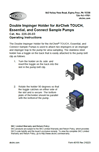 AirChek TOUCH Double Impinger Holder Instructions