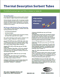 Thermal Desorption Sorbent Tube Brochure