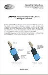 UMEX 400 Passive Sampler Instructions