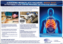 Wood Dust Hazard Awareness Poster