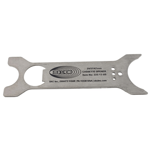 225-13-5B SureSeal Cassette Opener, in stainless steel for opening 25 and 37 mm cassettes.