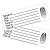 225-1370 Sampling Labels, to identify samples with sample number, date, flow rate, pump number, time on and time off.