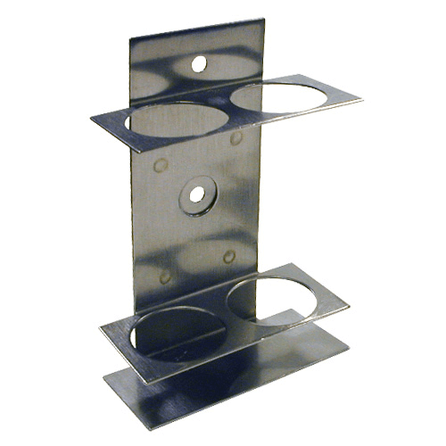 225-20-03 Double Impinger Holder adapted for AirChek TOUCH pump, suitable for glass impingers only, for 2 impingers, or 1 impinger and 1 trap. Manufactured in Stainless steel