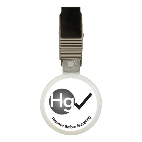 The HgChek Elementary Mercury Passive Badge The HgChek Elementary Mercury Passive Badge