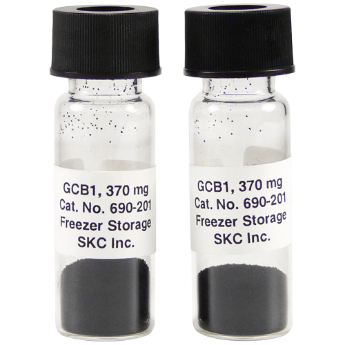 690-201 ULTRA Sorbent Vials Anasorb GCB1, 370 mg in each vial