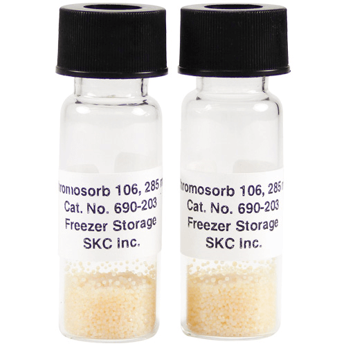 690-203 ULTRA Sorbent Vials Chromosorb 106, 285 mg in each vial