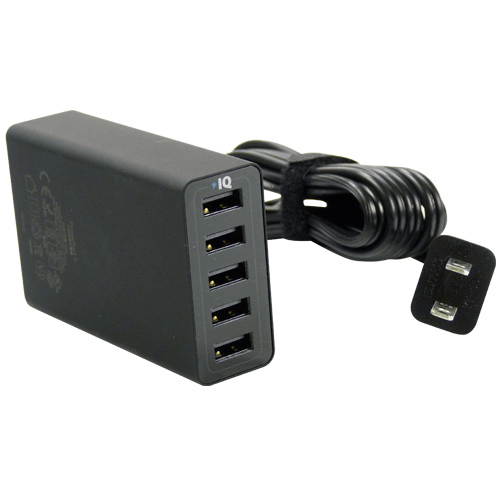 220-400 5 port USB Hub with power cable, accommodates up to 5 single chargers. Requires 1 x USB magnetic charger cable P75739 for each Pocket Pump TOUCH.