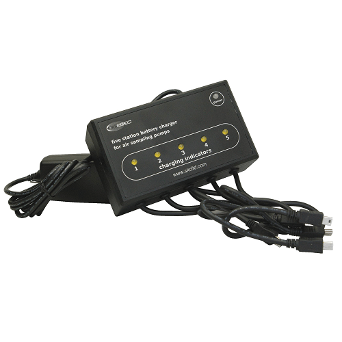 223-109A Five Station Charger 100-240&nbsp;V with multiplug for UK, Europe, USA, Australia, New Zealand for AirChek 3000