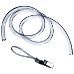 Tubing, Collar Clip and Cable Tie, for attaching a sampling cassette to the collar, includes 0.9 m(3ft) of ¼ inch ID Tygon tubing and one crocodile clip attached to a nylon cable tie