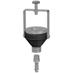 Calidaptor for hands-free calibration of sample heads up to 37 mm including IOM Sampler