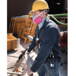 Worker wearing HAZ-DUST 7204