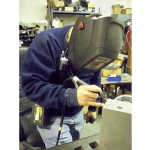 HAZ-DUST IV being used by welder