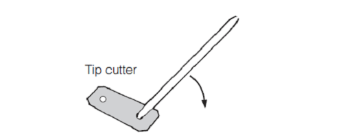Stage 1 - Break off both ends of a detector tube